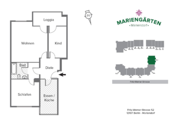 Renditestarke 3-Zimmer Wohnung in Berlin-Tempelhof, 12107 Berlin, Wohnung