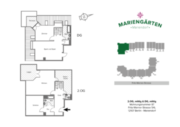 Tolle Familienwohnung in den Mariengärten ( derzeit noch vermietet ), 12107 Berlin, Etagenwohnung